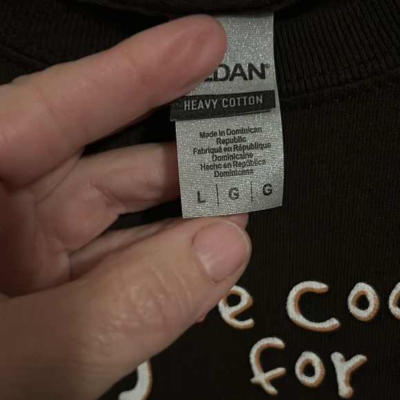 **3/$15** Lunch Lady Christmas Cookie t shirt size large - Picture 3 of 4